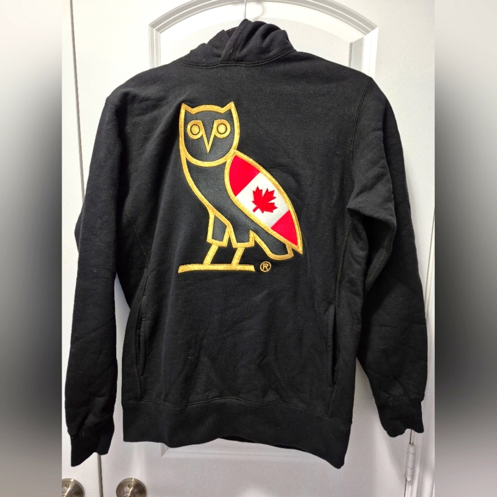 OVO Canada OG OWL Hoodie, size Small